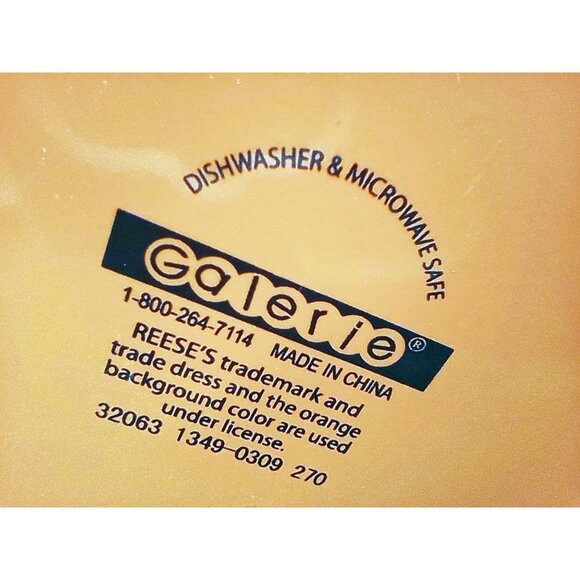 Reese's Milk Chocolate Peanut Butter Cup Orange Ceramic Mug Galerie 5 Inches - Picture 14 of 15